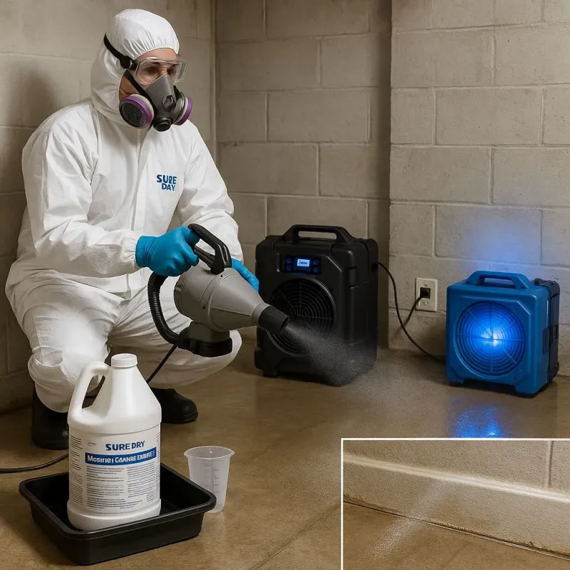 Sanitization and Odor Removal process in Key Center, WA