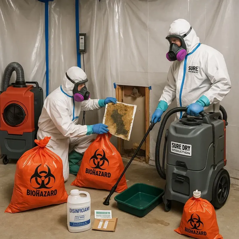 Contaminated Water Handling Protocols process in Key Center, WA